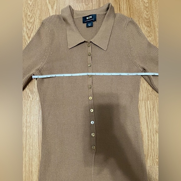 Anthropologie Maeve Ribbed Slim Cardigan(Size S) - Picture 14 of 17